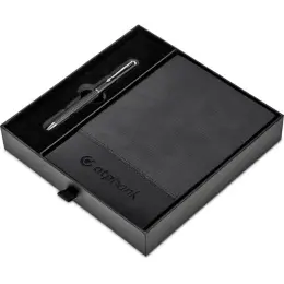 Alex Varga Carralis Soft Cover Notebook & Pen Set Gift Box Open